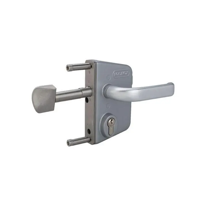 Serrure LSKZ pour portail coulissant Inox Profil 50 mm Axe à 30 mm
