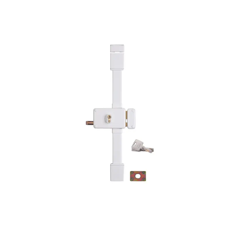 Serrure HORGA Blanche CP TRANSIT 2 à tirage 88x140mm Droite 4 clés por