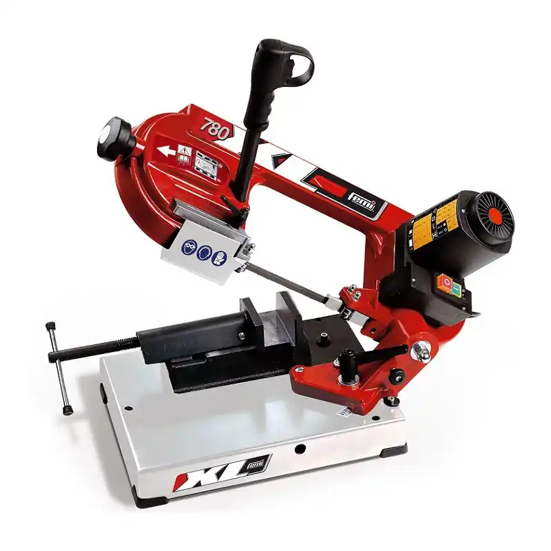 Scie à ruban acier 850W L 1335mm Diam105mm (descente manuelle) 780XL