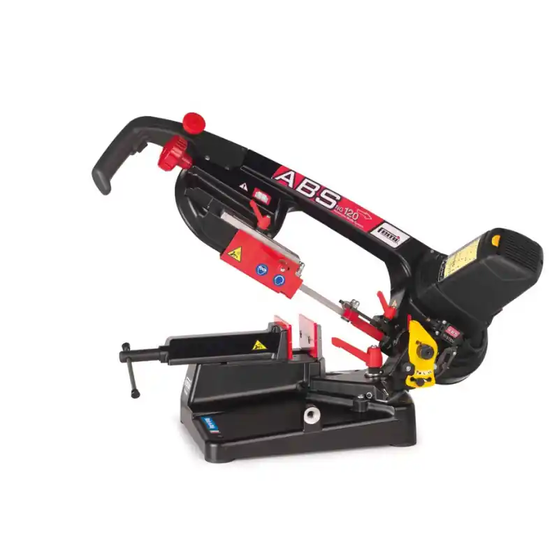 Scie à ruban acier 1300W L 1430mm Diam120mm (descente automatique) ABS