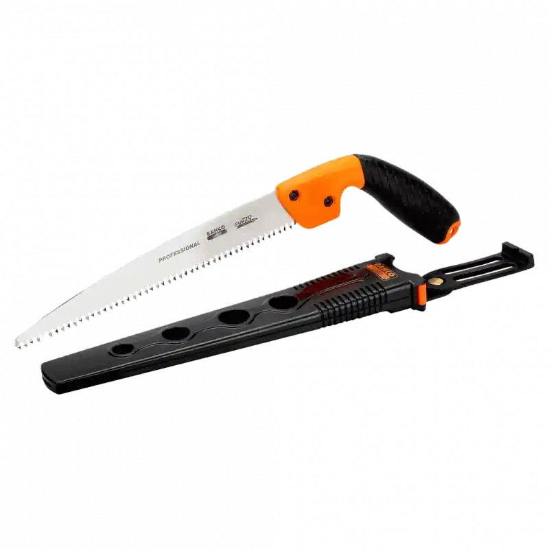 Scie arboricole 5128-JS-H 280mm manche bi-matière avec étui Bahco