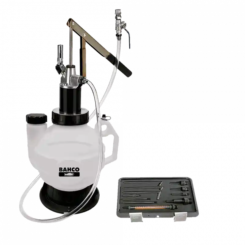 Réservoir pour remplissage d‘huile de transmission 8L 11 adaptateurs B