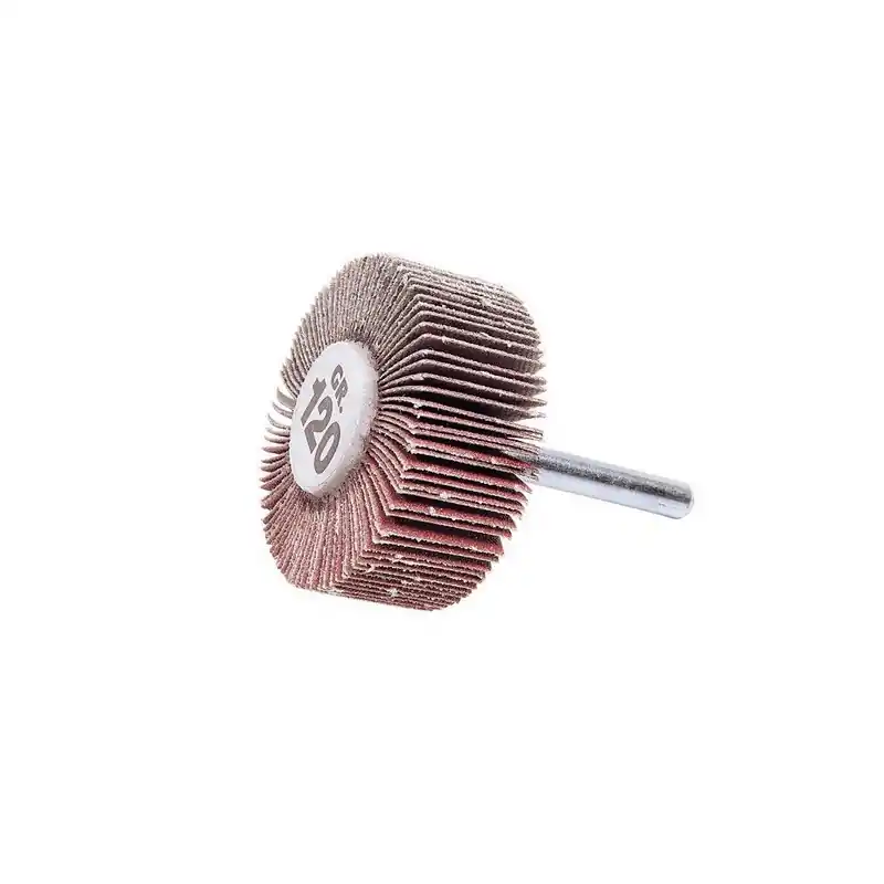 Roue A Lamelles Sur Tige De 6 D.80x30 Gr 40 A Corindon