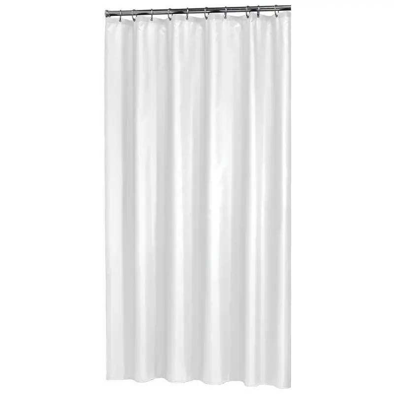 Rideau de douche Granada blanc sans anneaux 120 x 200 cm 149711