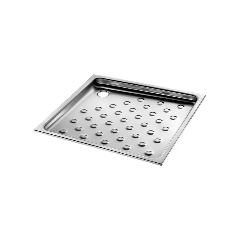 Receveur de douche à encastrer 70x70cm en inox