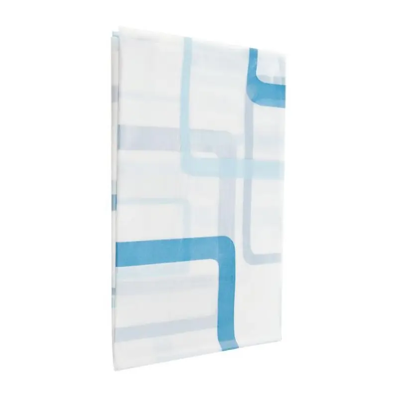 Rideau de douche PVC 200 x 180 cm bleu 150630