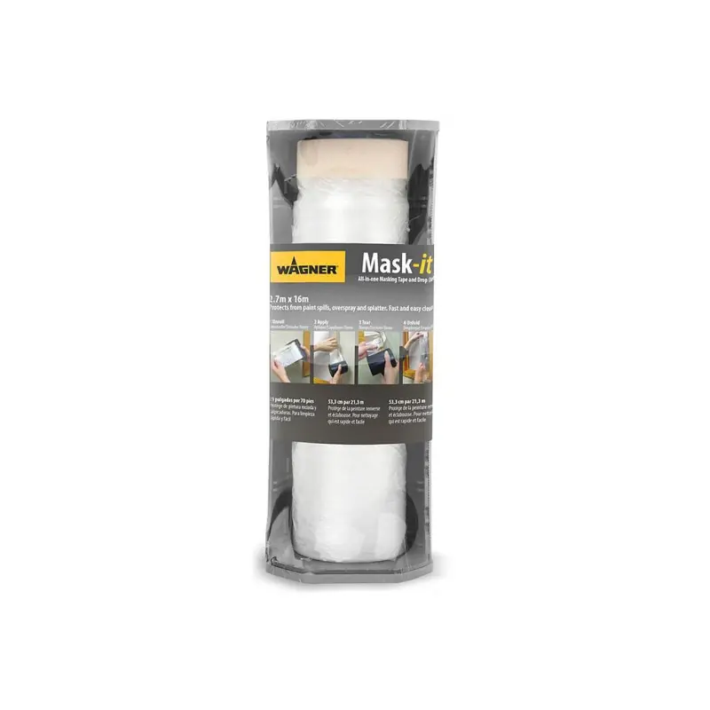 Ruban de masquage fenêtres et portes Mask it 2,7x16m Wagner