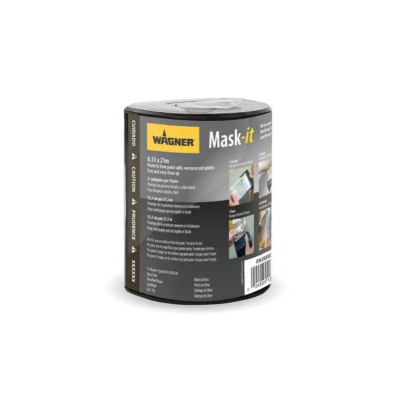 Ruban de masquage murs et plafonds 0,55m x 21 m Mask it