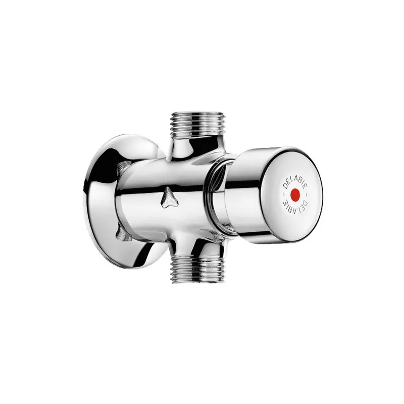 Robinet de douche TEMPOSTOP temporisé env 15 sec M1/2" en laiton chrom