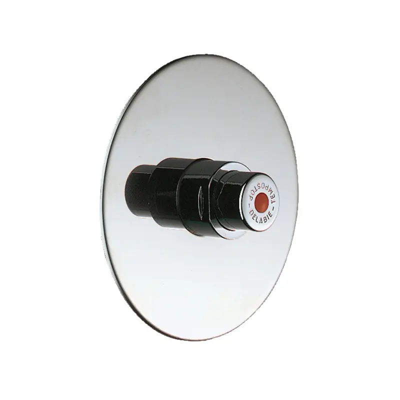 Robinet de douche TEMPOSTOP temporisé ~30 sec encastré rosace Inox Dia