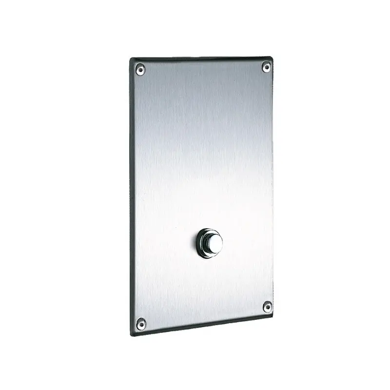 Robinet de chasse directe TEMPOCHASSE encastré plaque inox Nez Diam 32