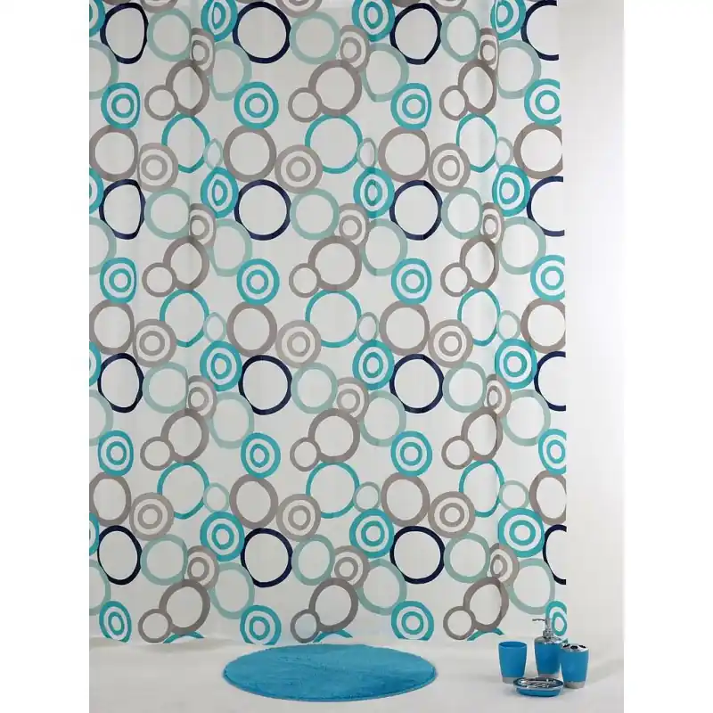 Rideau de douche en PEVA 180 x 200 cm couleur Decor ORLA