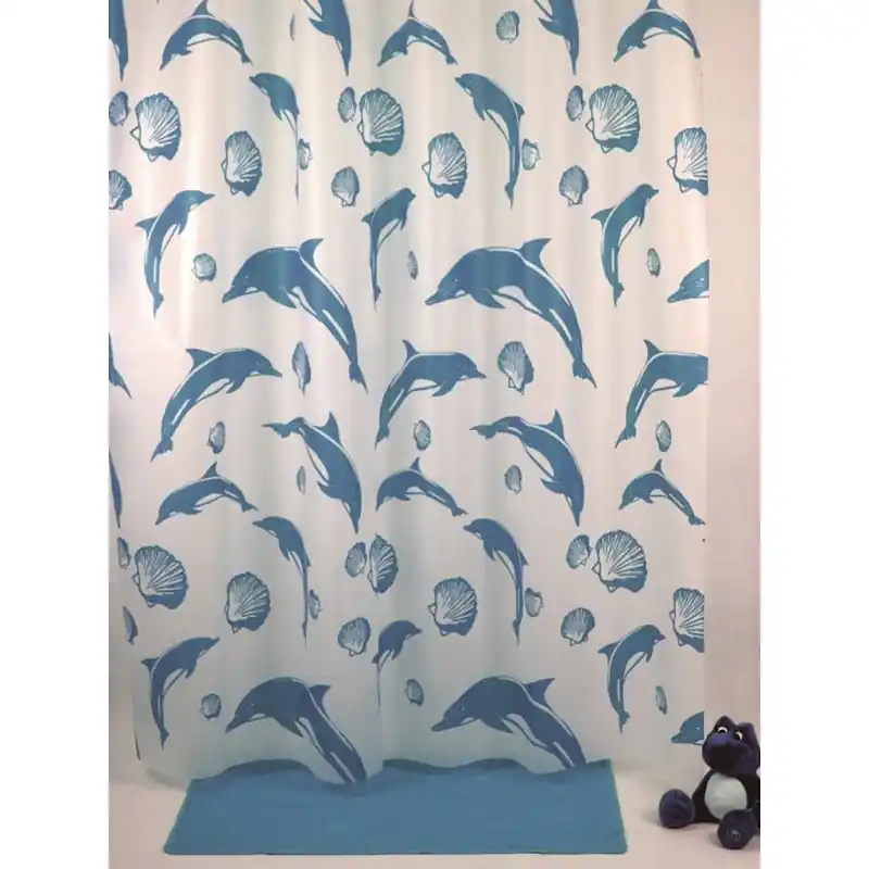 Rideau de douche en PEVA 180 x 200 cm couleur Decor ARIEL