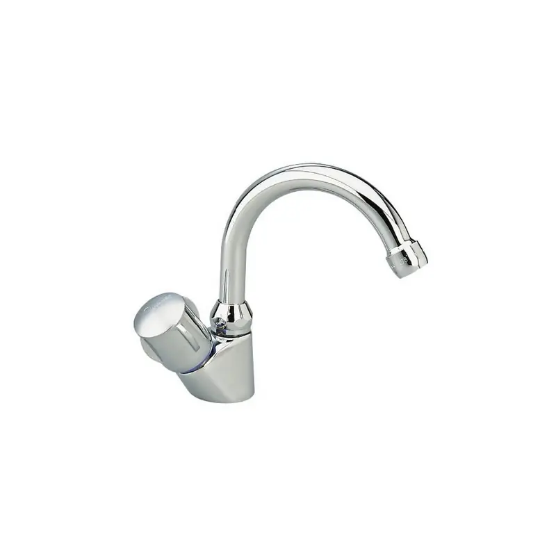 Robinet ULYSSE C tube orientable tête 15x21 disques céramique chromé