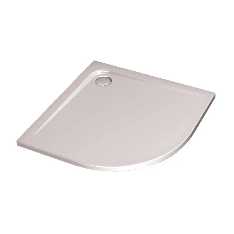Receveur quart de rond extra-plat 100x100cm en acrylique ULTRA FLAT