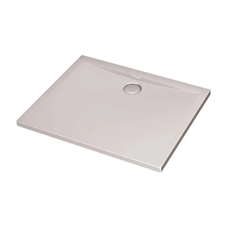 Receveur de douche rectangulaire extra-plat 100x80cm en acrylique ULTR