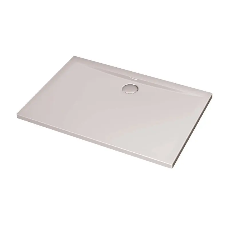 Receveur rectangulaire 120x80cm extra-plat en acrylique Blanc ULTRA FL