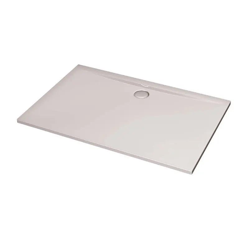 Receveur rectangulaire extra-plat 140x80cm en acrylique blanc ULTRA FL