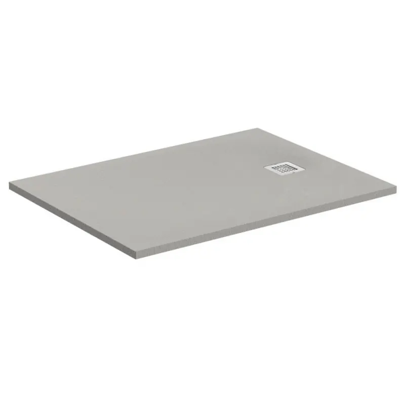 Receveur de douche rectangulaire Ultra Flat S 160 x 90 cm gris béton K