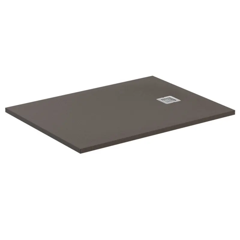 Receveur de douche rectangulaire Ultra Flat S 160 x 90 cm noir intense