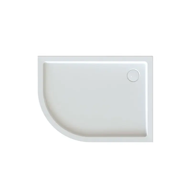 Receveur douche 1/4 rond asymétrique droit 1200x900mm Profondeur 50mm