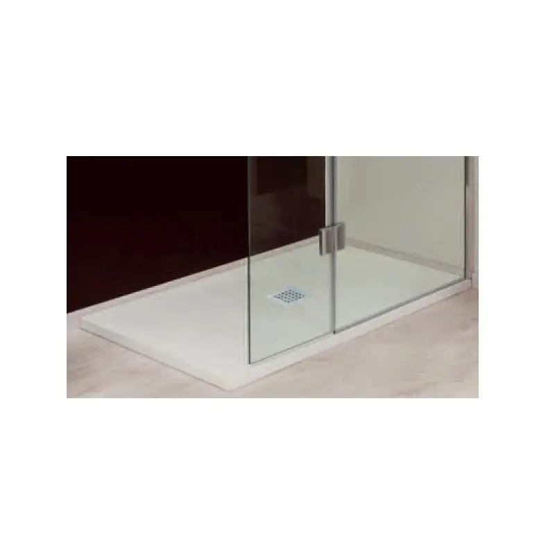 Receveur de douche résine de synthèse blanc extra-plat 80x120x4 cm RES