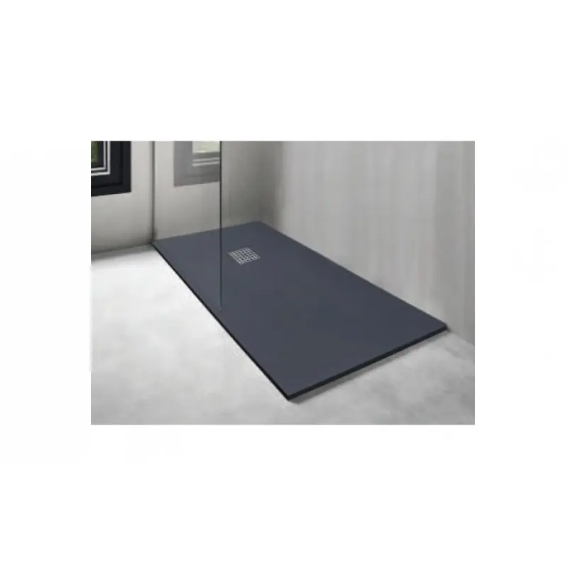 Receveur de douche résine de synthèse gris 90x140x4 cm RESINE90x140