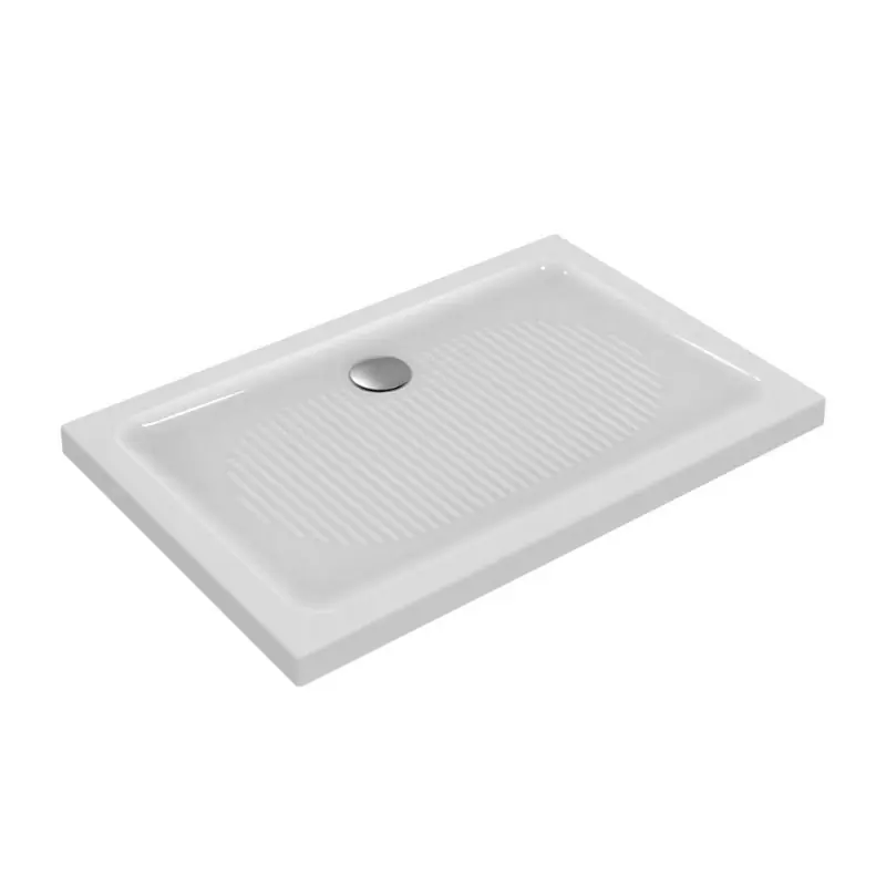 Receveur douche rectangulaire poser Connect 120x80cm traitement antidé