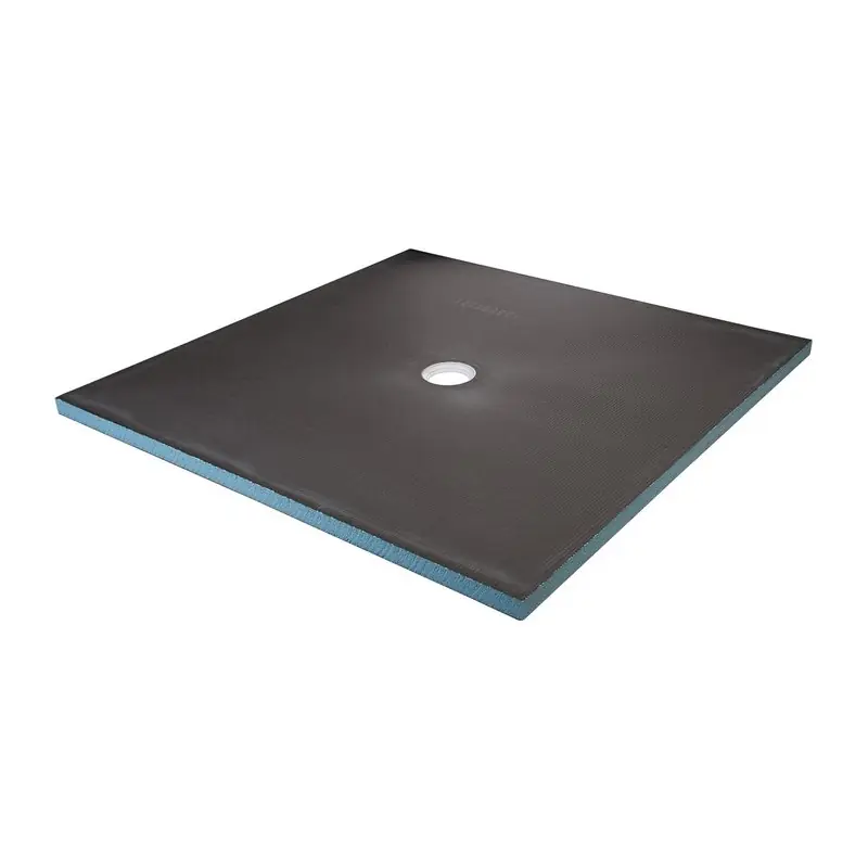 Receveur carré à écoulement centré 900 x 900 mm