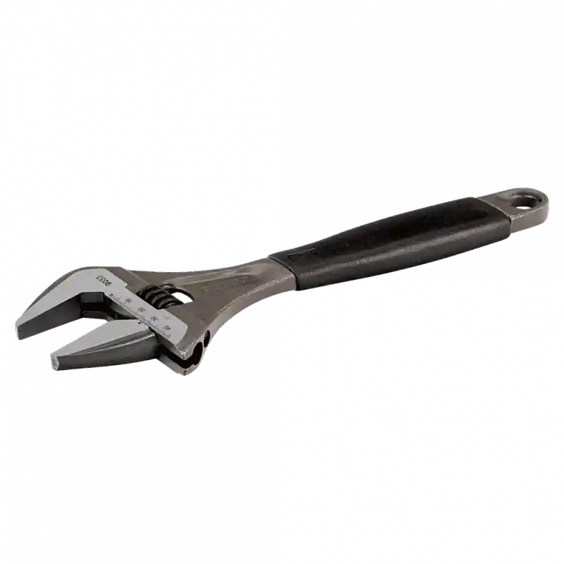 Clé molette écrou central ERGO manche caoutchouc phosphatée 270mm ouve