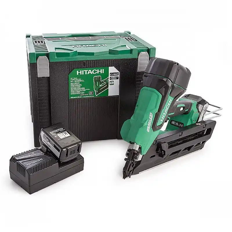 Cloueur batterie 18V 2x5Ah Li-Ion 50 90mm coffret Hit-Case IV NR1890DB