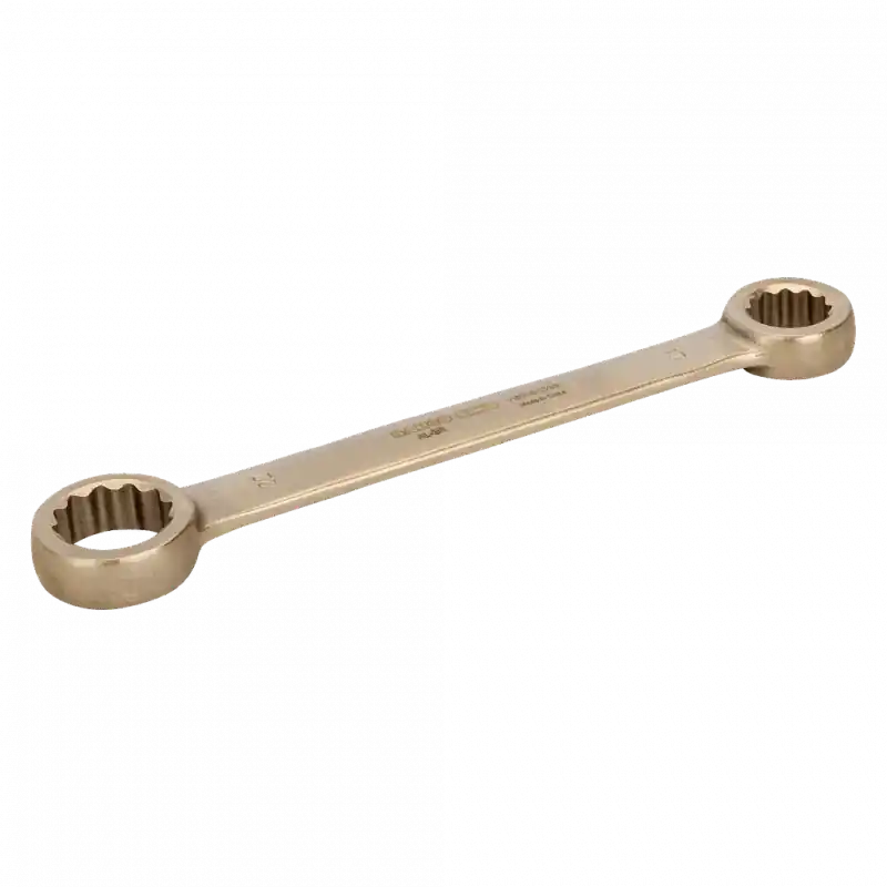 Clé fourche double anneau plat antidéflagrantes 46x50mm alu bronze NS0
