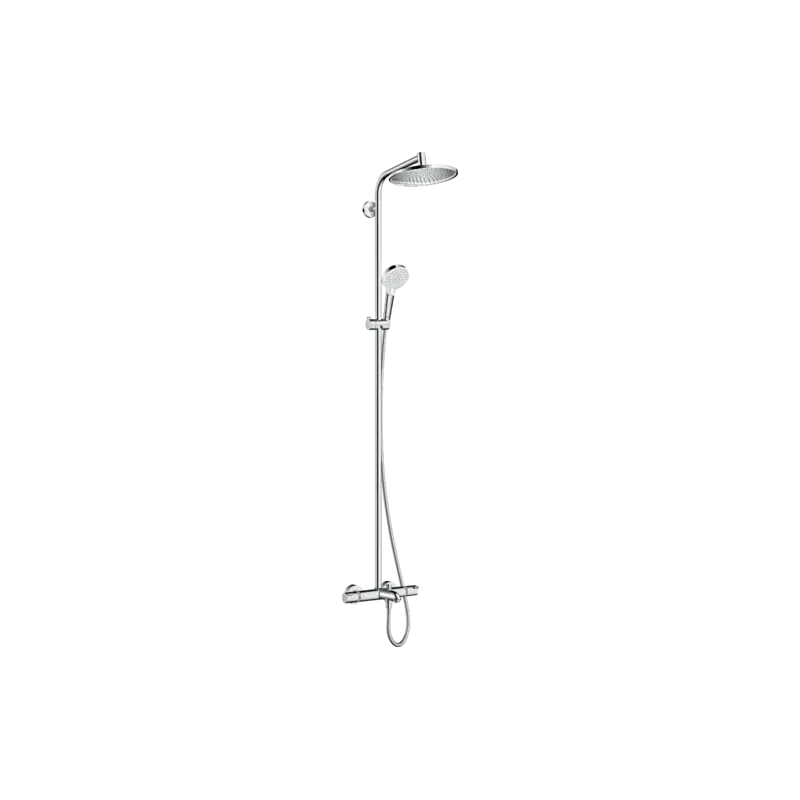 Colonne de douche Crometta S 240 mm 1 jet avec mitigeur baignoire chro