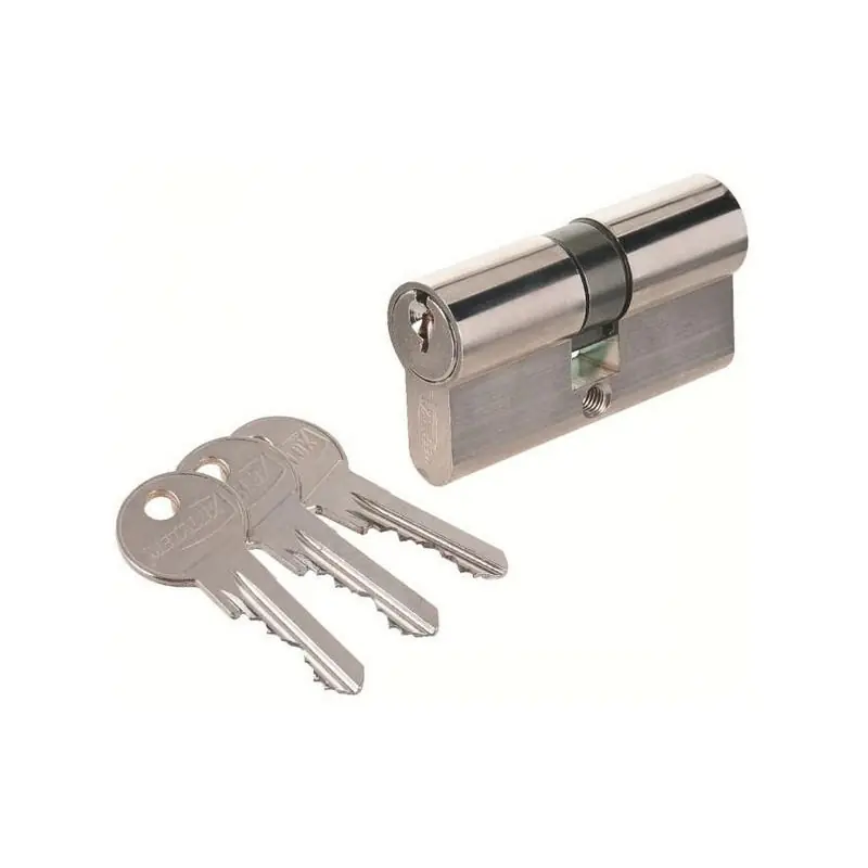 Cylindre 2 entrées à panneton spécial nickelé modèle 4211 Dom Metalux