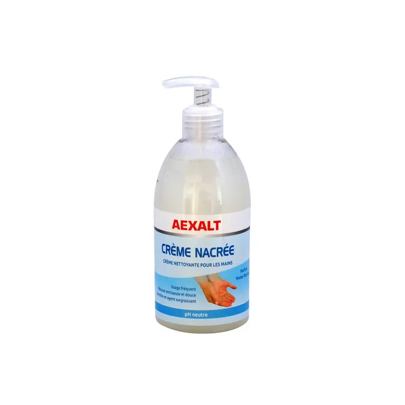 Crème nettoyante pour les mains 500 ml CRÈME NACRÉE