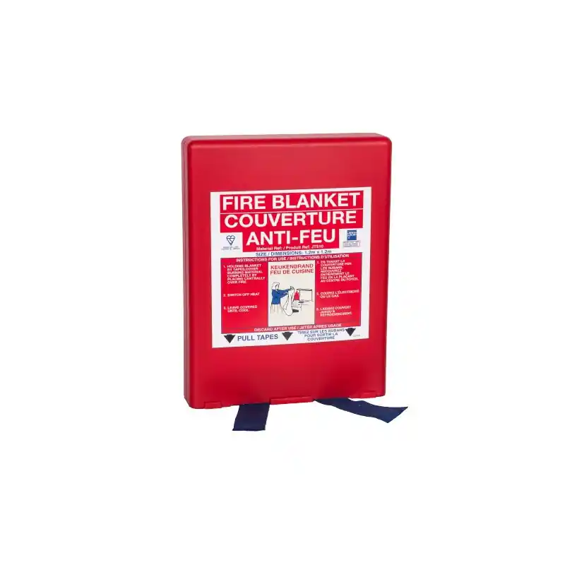 Couverture anti feu 120 x 120 cm étui rigide COU 7053 AF
