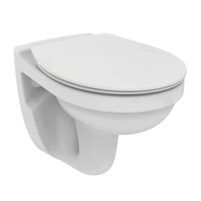 Cuvette WC suspendue Ulysse 52x36 cm en porcelaine vitrifiée chasse di