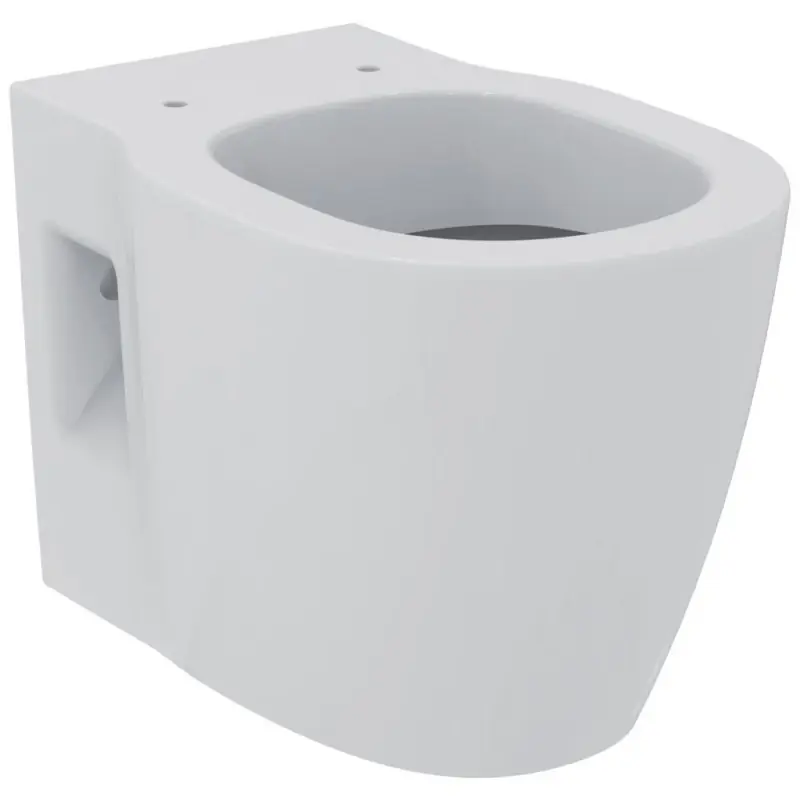 Cuvette WC suspendue surélevée 54,5 x 36,5 cm blanc Sanis