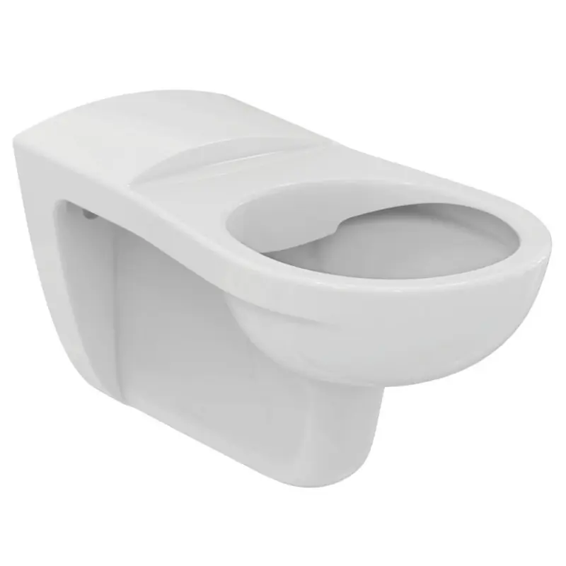 Cuvette suspendue rallongée sans bride 70x35cm sans trou d‘abattant bl