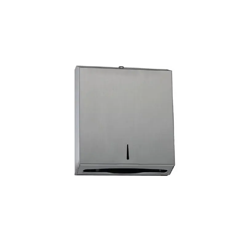 Distributeur de serviettes en inox 400 serviettes (Accessibilité PMR)