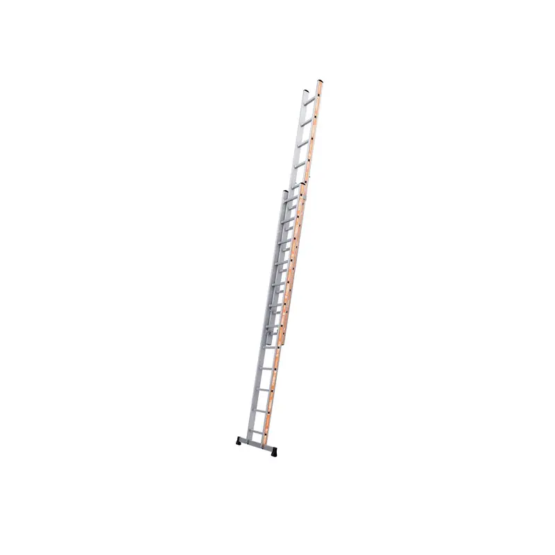 Echelle coulisse à main en Alu 2x12 échelons accès 6,9 m max. PRONOR