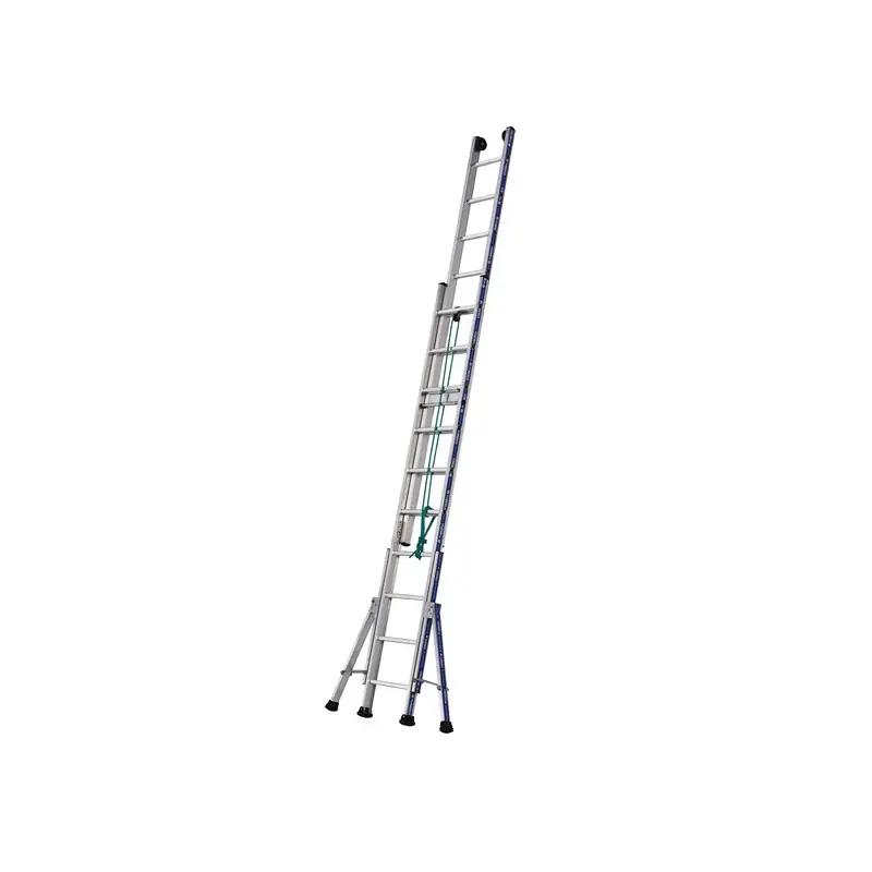 Echelle coulisse à corde en Alu 2x10 échelons accès 583 m max PLATINIU