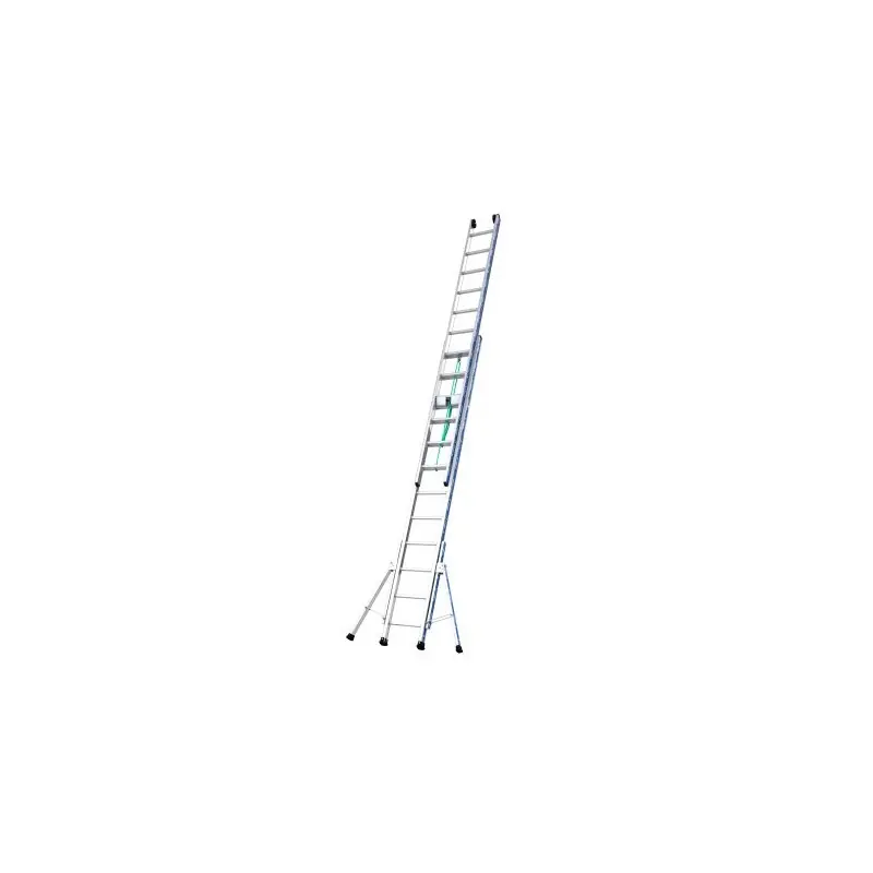 Echelle coulisse à corde en Alu 2x12 échelons accès 695 m max PLATINIU