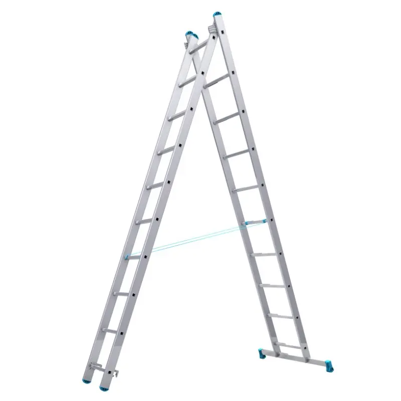 Echelle transformable 2 plans 10+10 échelons Haut d‘accès max 569m STA