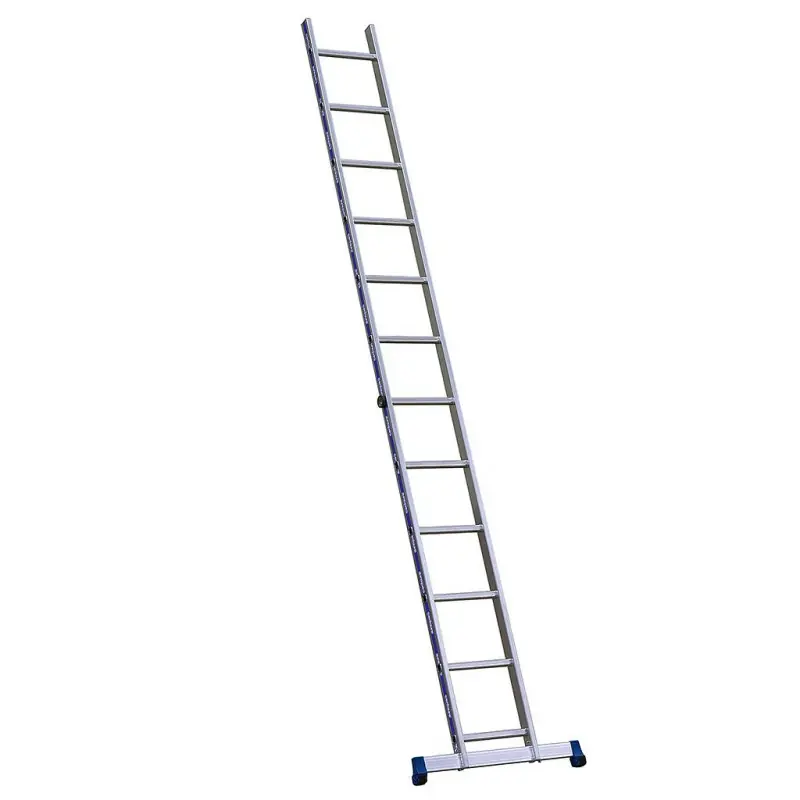 Echelle simple alu 12 échelons hauteur d‘accès maxi 430 m avec stabili