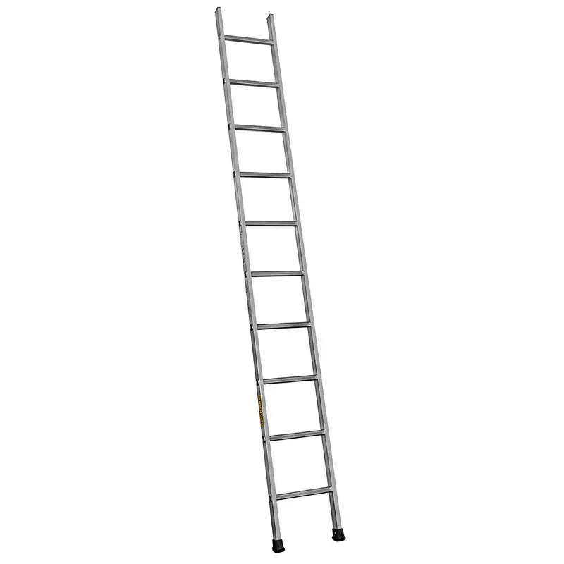 Echelle simple en aluminium 10 échelons haut. d‘accès 3,80m PRS