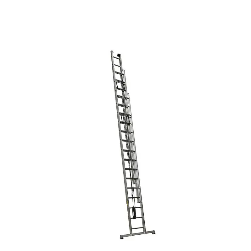 Echelle coulissante 3 plans corde 3x13 barreaux 8m80 usage Pro régulie