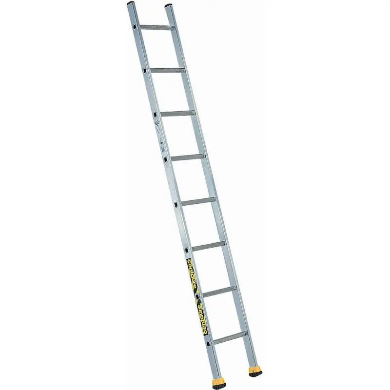 Echelle en aluminium simple 6 barreaux 1m80 usage professionnel S