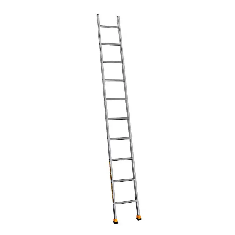 Echelle en aluminium simple 10 barreaux 2m95 usage professionnel S