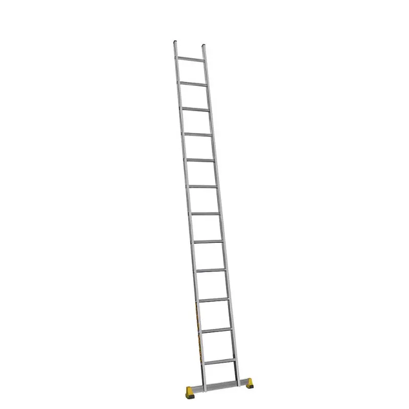 Echelle en aluminium simple 12 barreaux 3m50 usage professionnel S